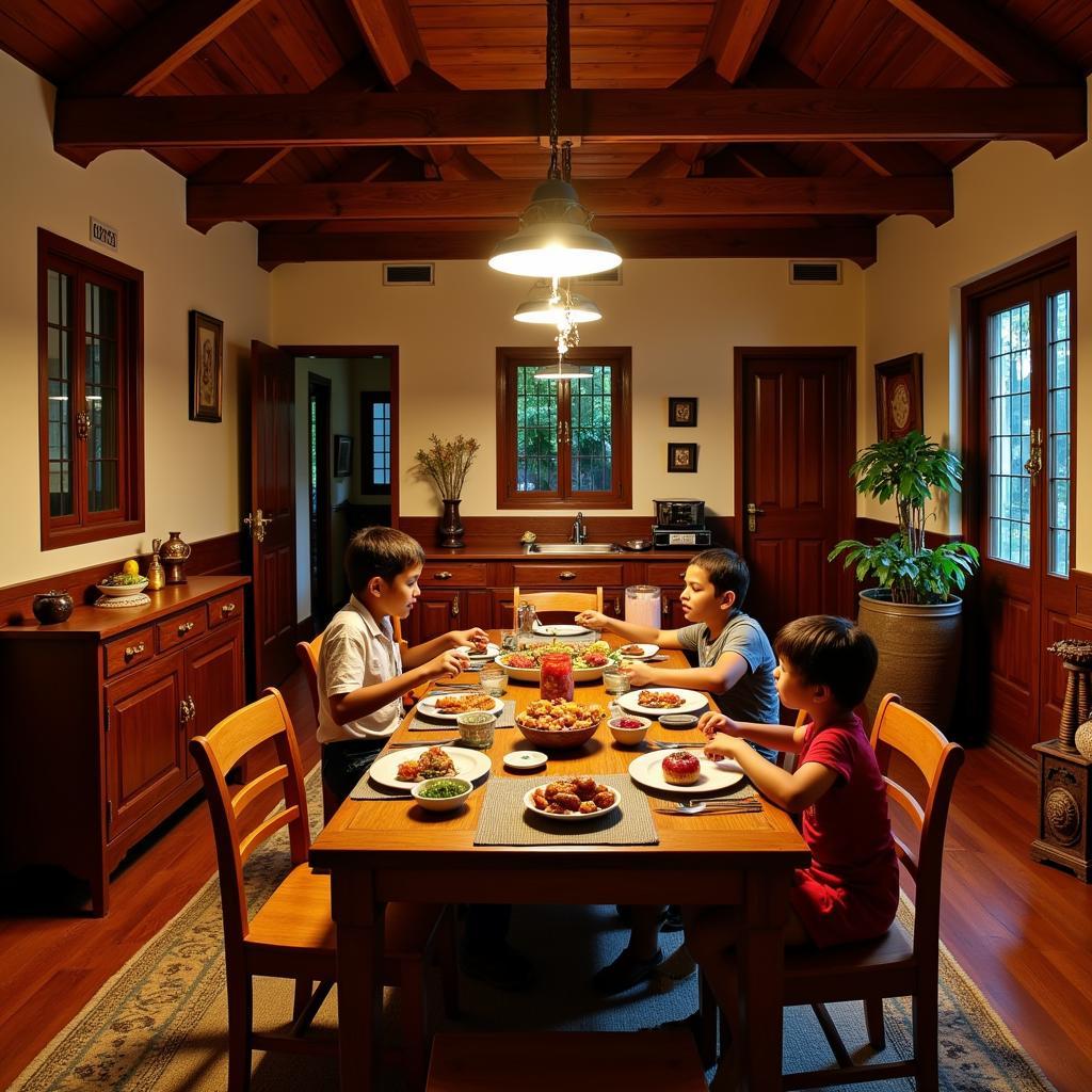 Traditional Chikmagalur Homestay Interior