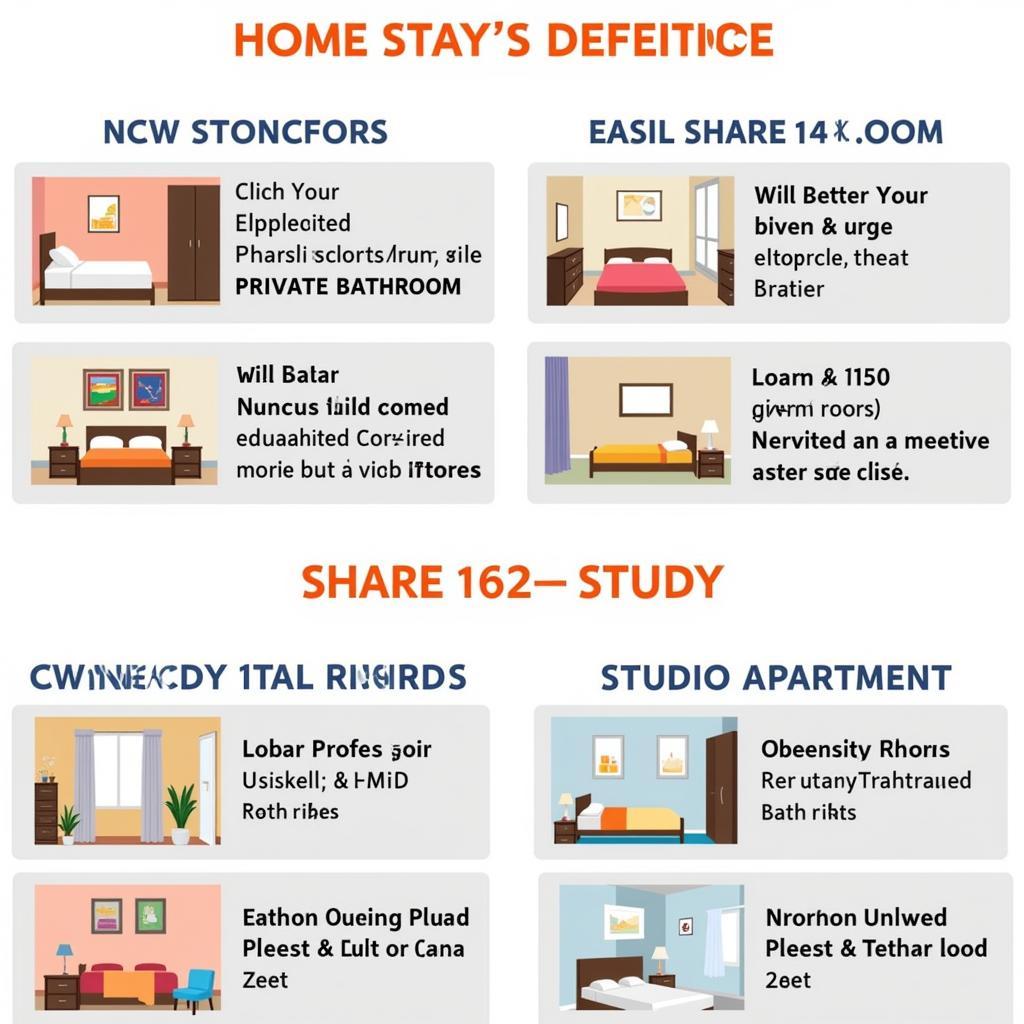 Various types of homestays available for students near RMIT