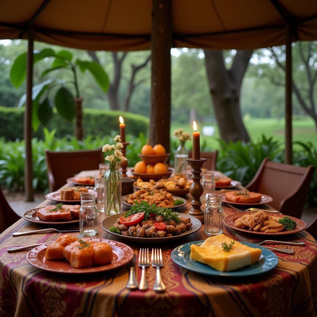 Yogyakarta Homestay Glamping Traditional Javanese Dinner