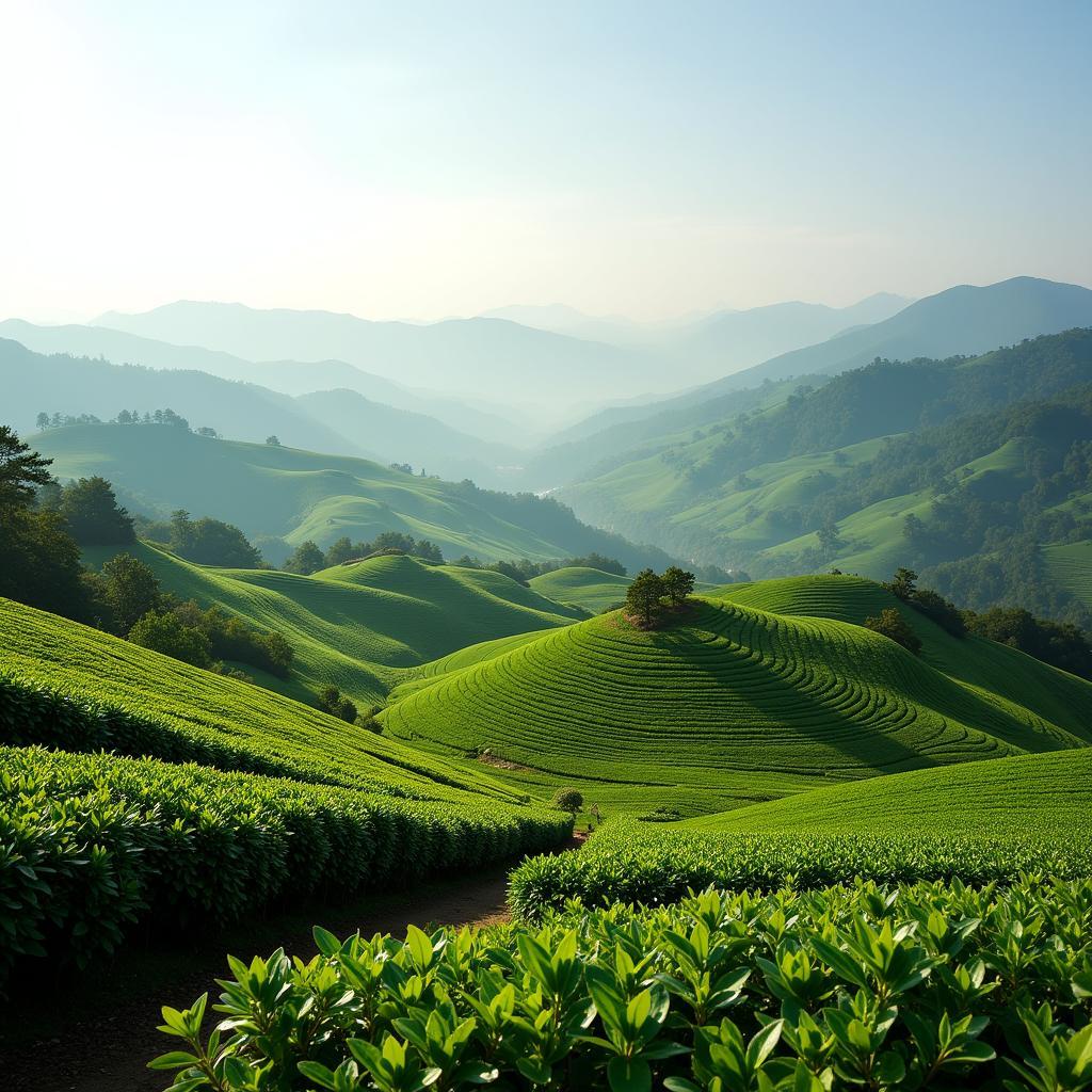 Alishan Tea Plantation View