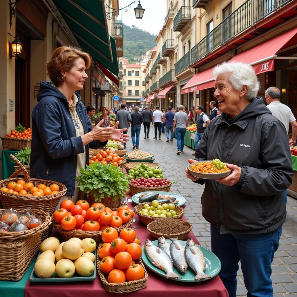 Auntie Florence at the Local Market