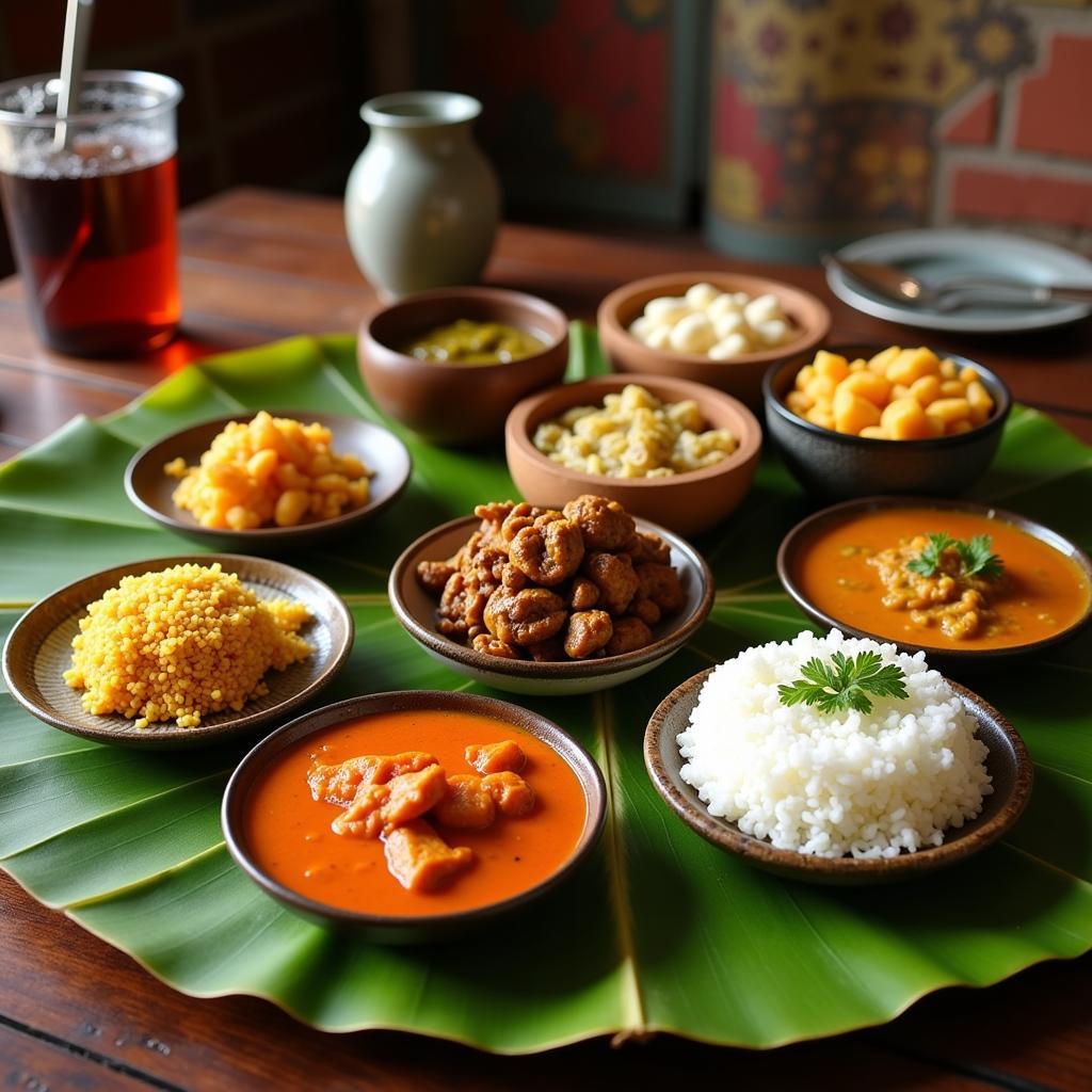 Authentic Kerala Cuisine in a Homestay