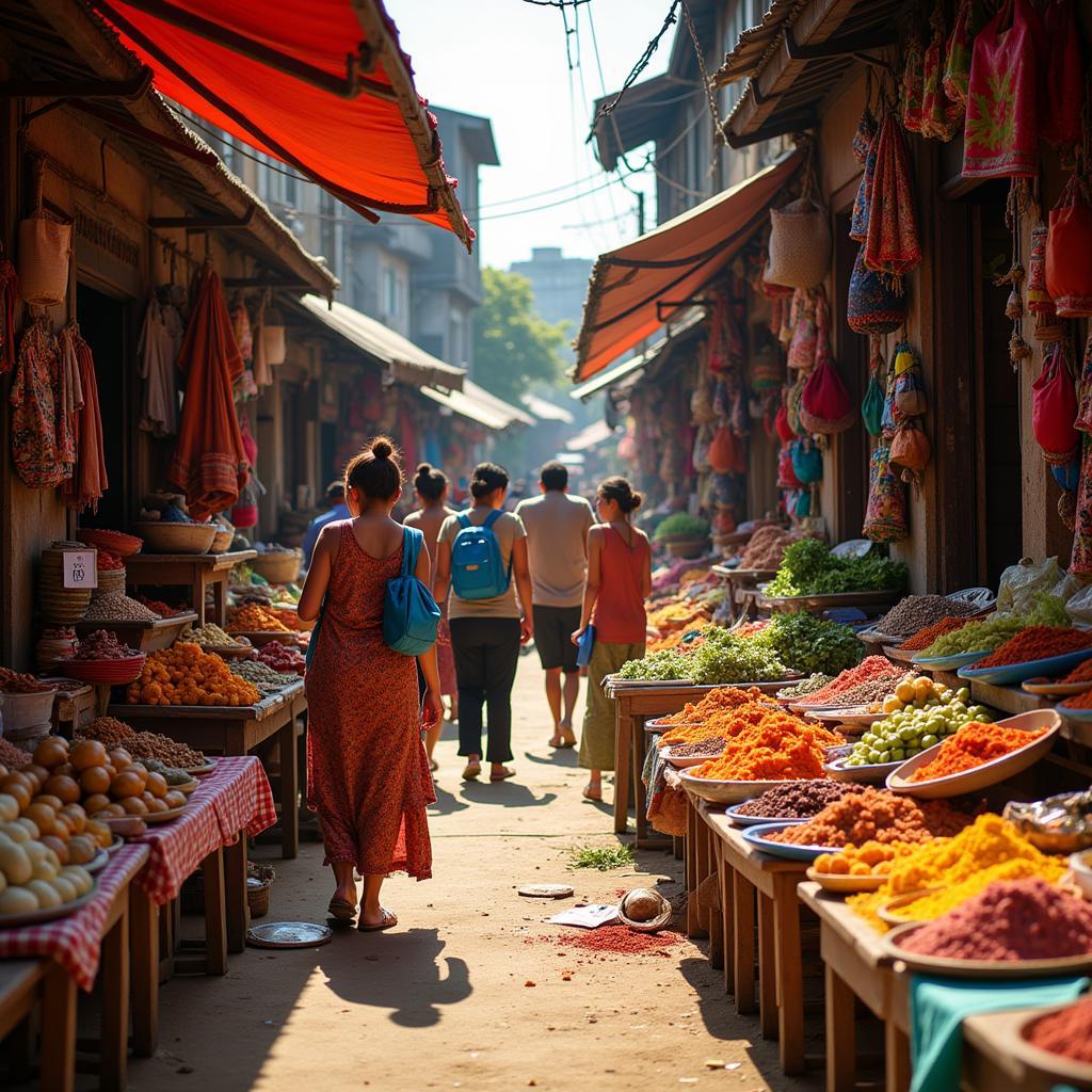 Exploring the vibrant local markets near AZ Homestay Bangi