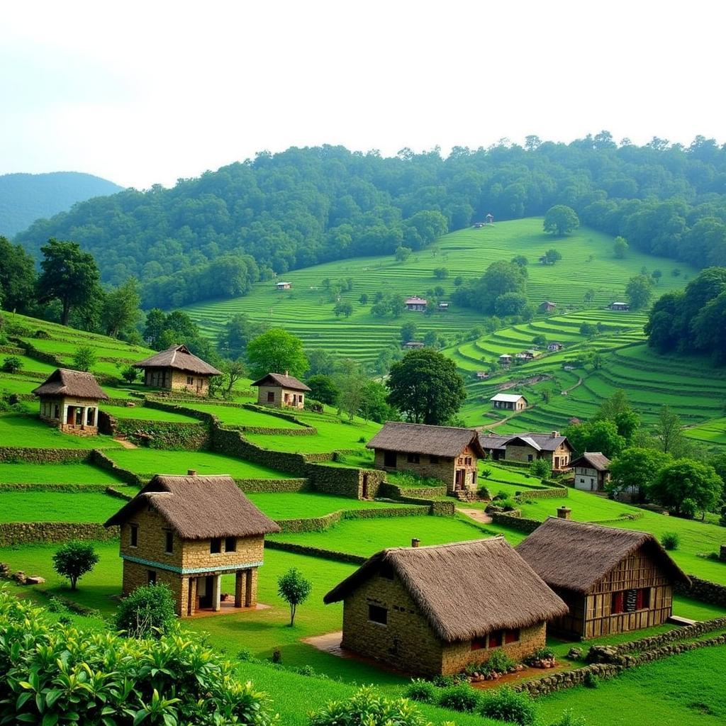 Balachandra Village Scene