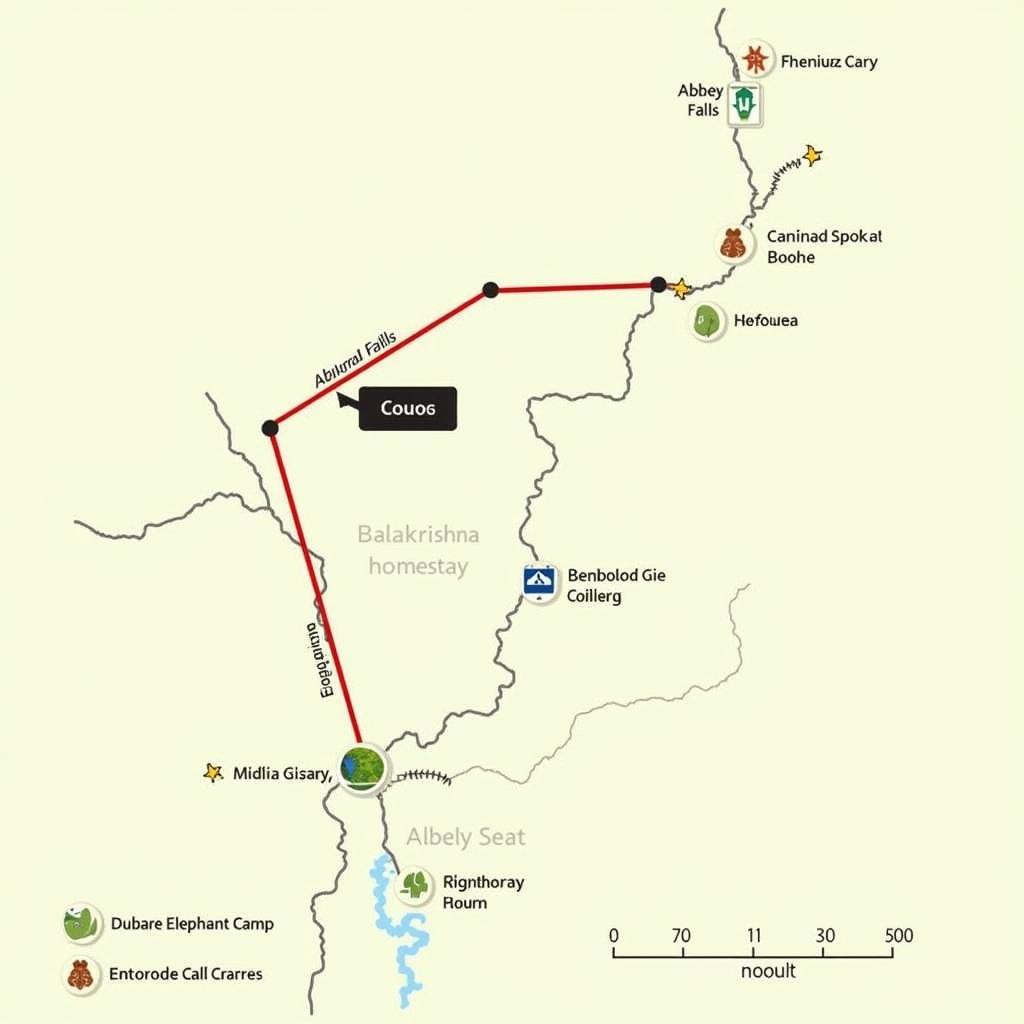 Balakrishna Homestay Location Map