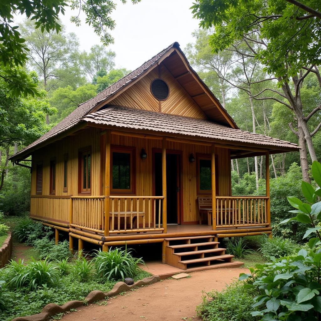 Bamboo Homestay Exterior in Vengurla