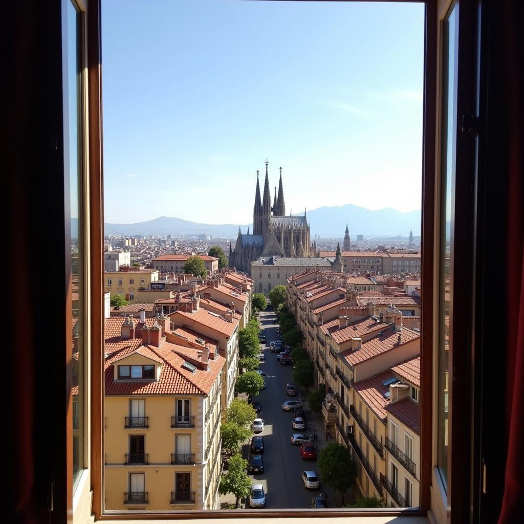 Barcelona Architecture View from Homestay