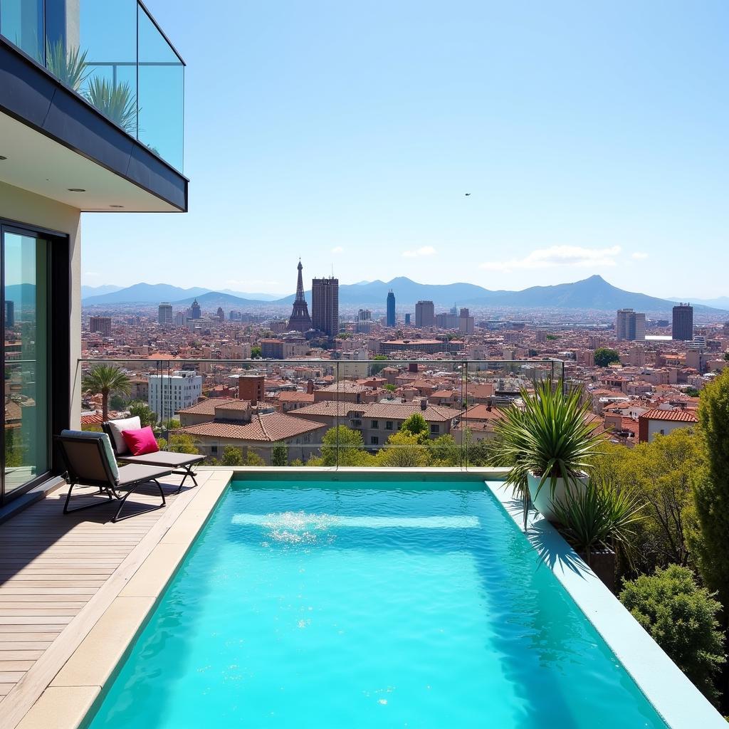 Barcelona City Homestay with Rooftop Pool