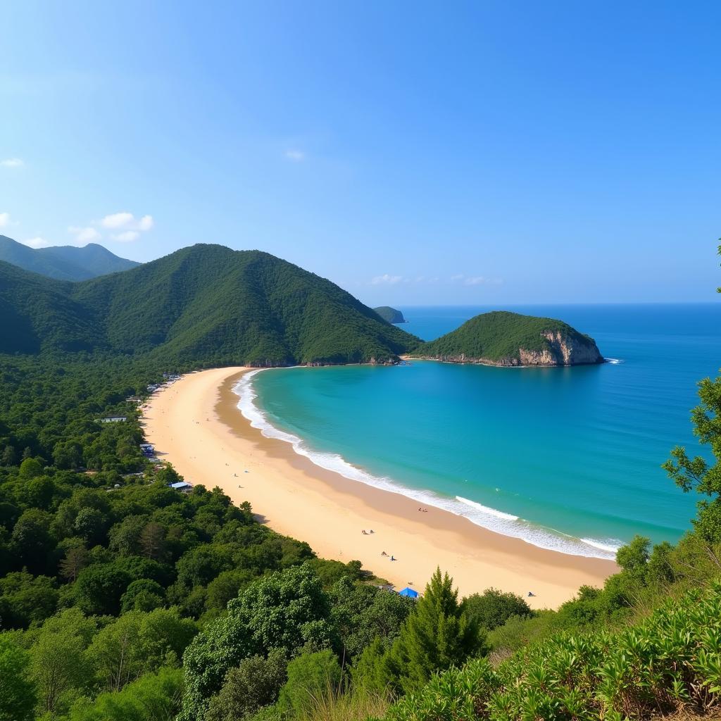 Scenic Batu Ferringhi Beach View