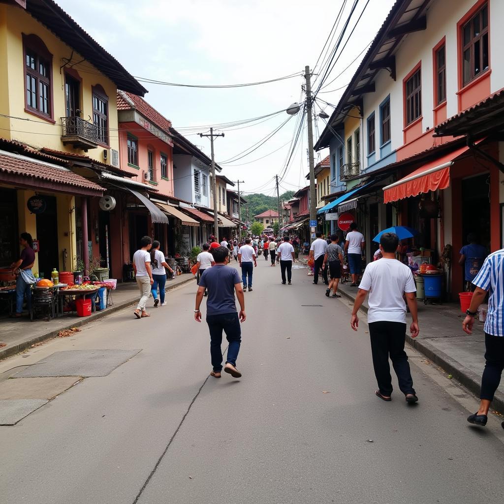 Batu Gajah Melaka Homestay Street Scene