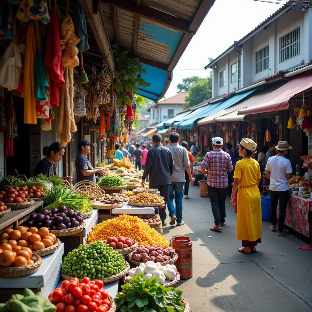 Exploring the Local Market in Batu Lima Sik