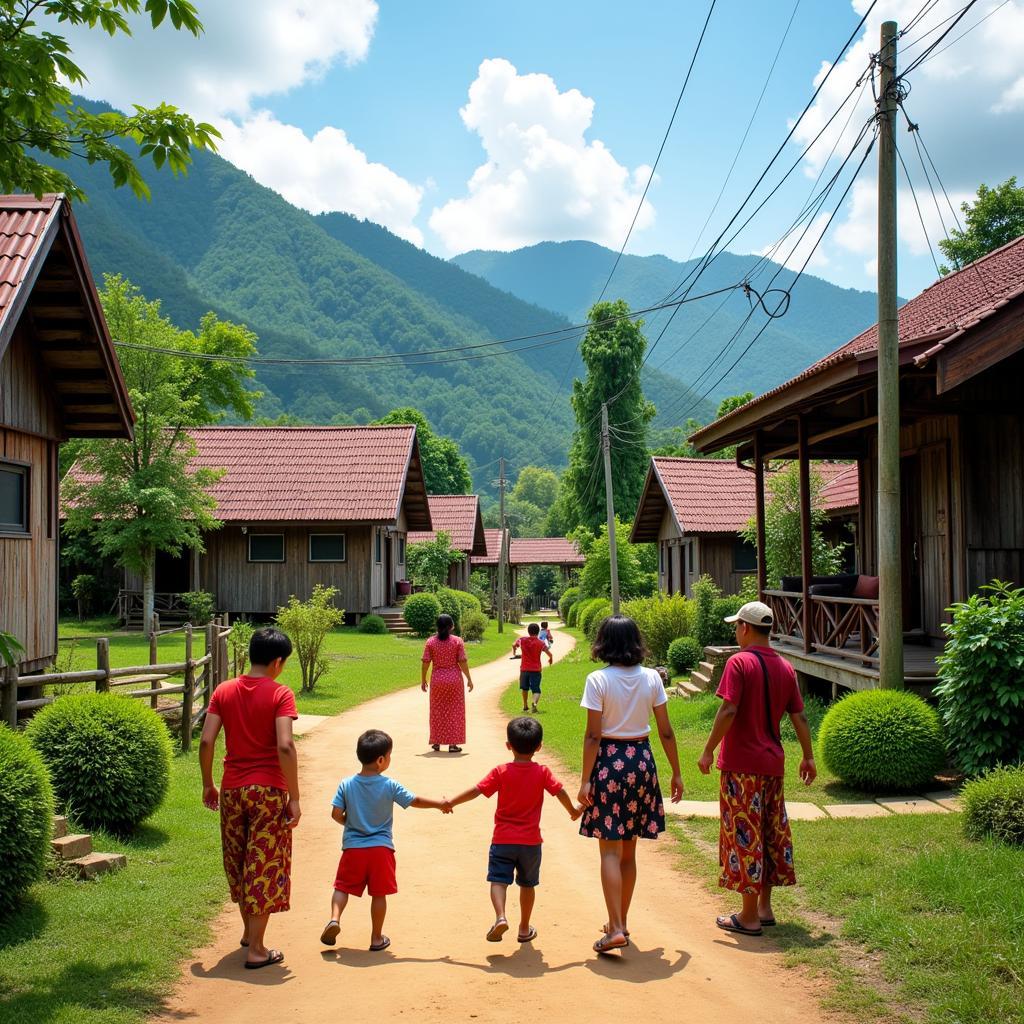 Malaysian Village Life in Batu Lima Sik