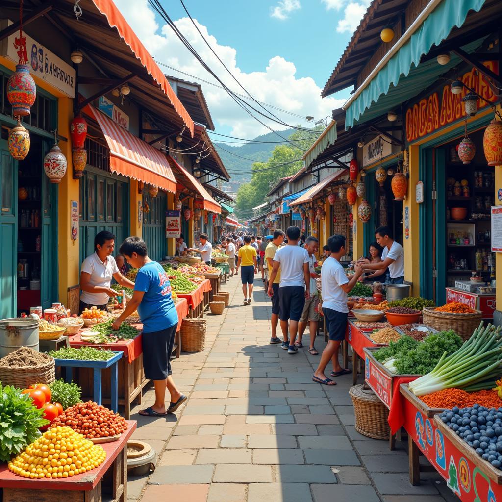 Exploring a local market in Bayan Lepas