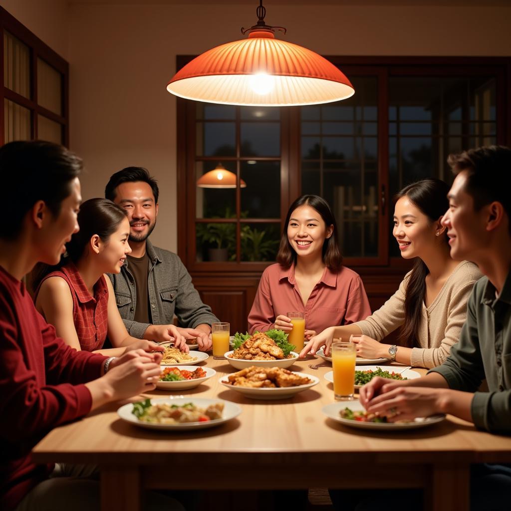 Beijing Homestay Family Dinner