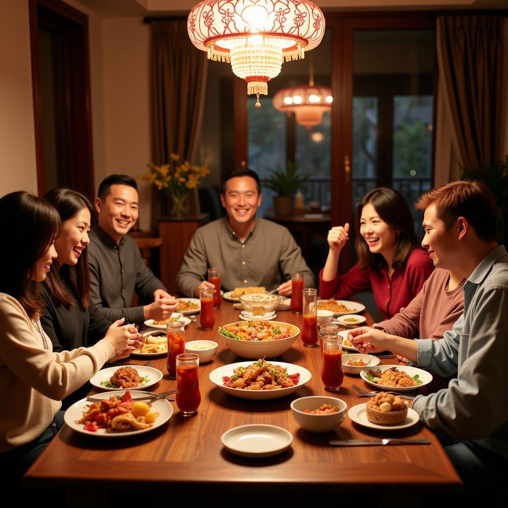 Beijing Homestay Family Dinner