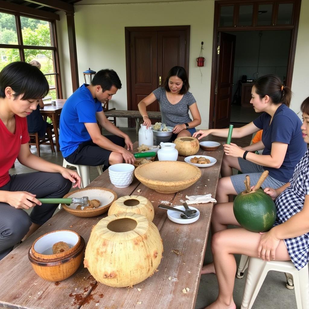 Ben Tre Homestay Coconut Workshop