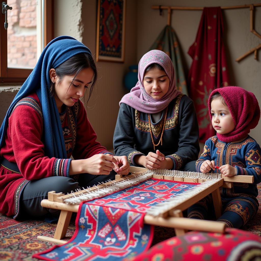 Berber Rug Making