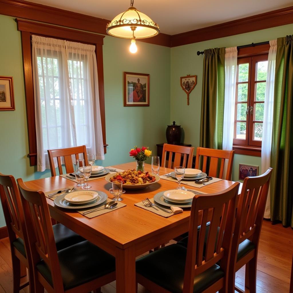 Bethel Homestay Dining Area