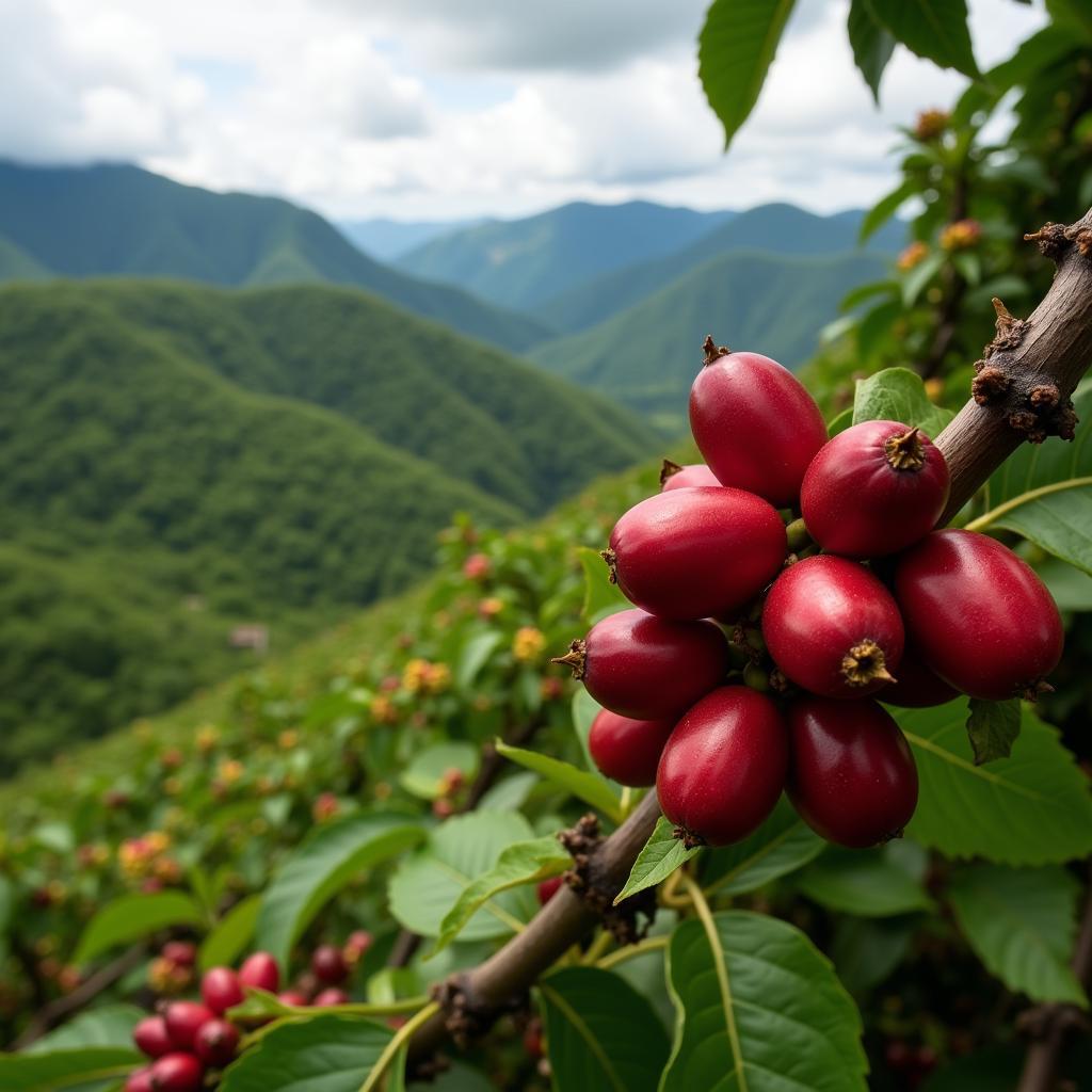 Coffee plantation at Bettadamalali Estate