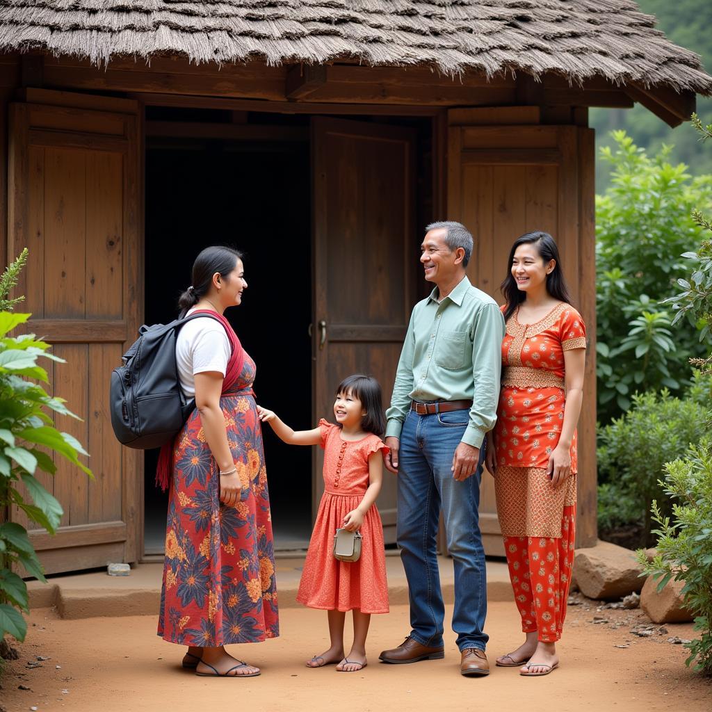 Borneo Homestay Family Welcome