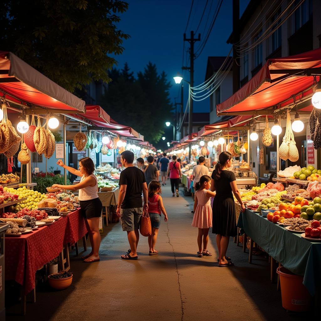 Exploring the bustling Brinchang Night Market in Cameron Highlands