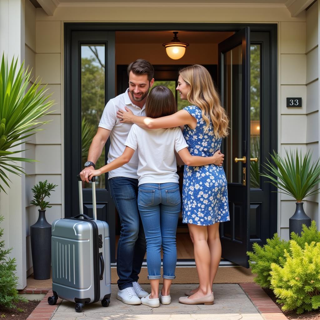 International students receive a warm welcome at their Brisbane homestay