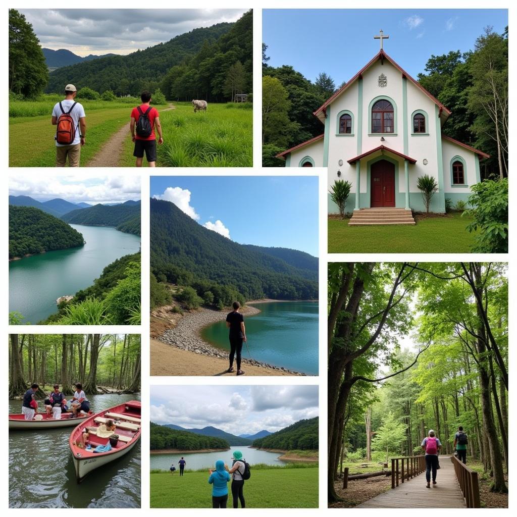 Tourists enjoying various activities in Bukit Mertajam