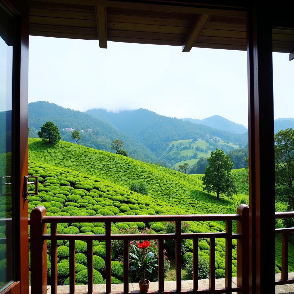 Scenic View from a Cameron Highland Chinese Homestay