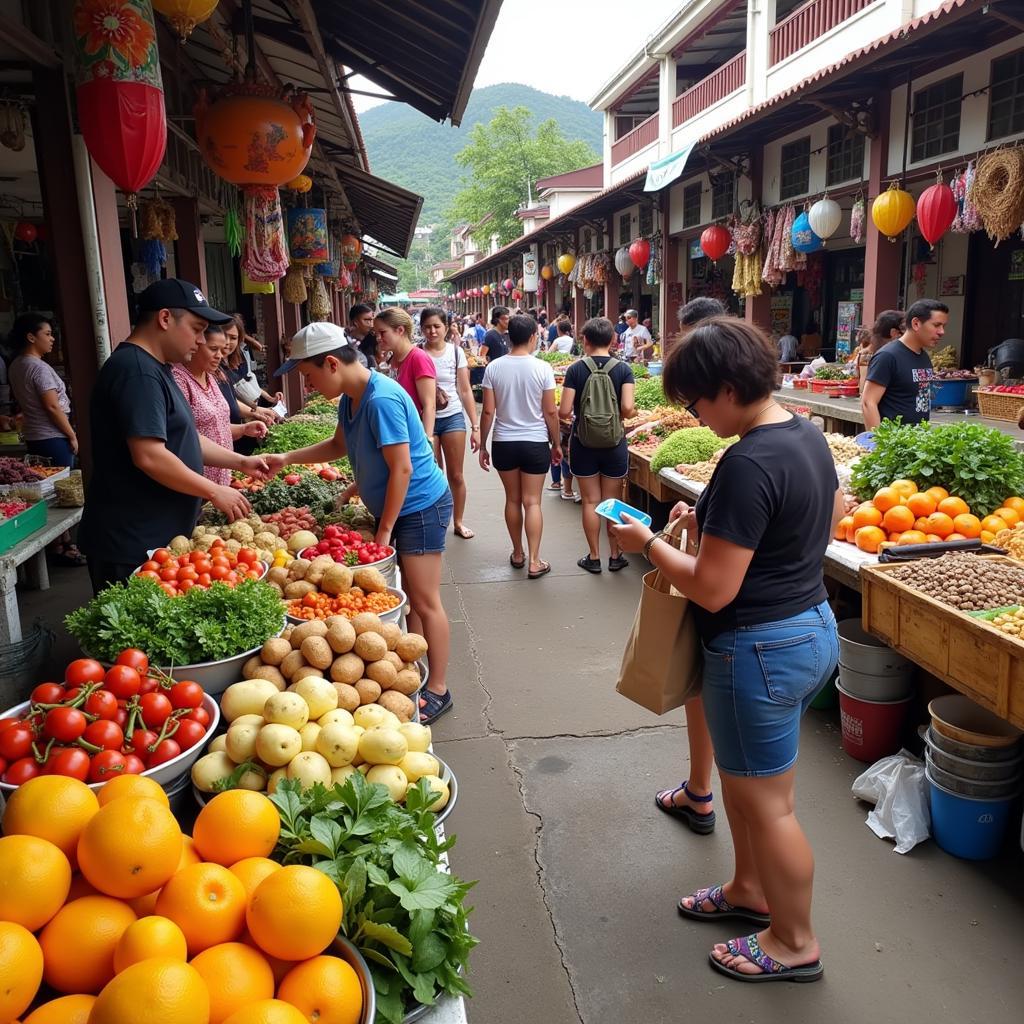 Visiting a Local Market in Camotes