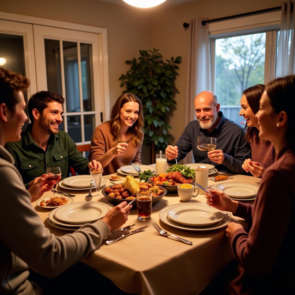 Ottawa Homestay Family Dinner