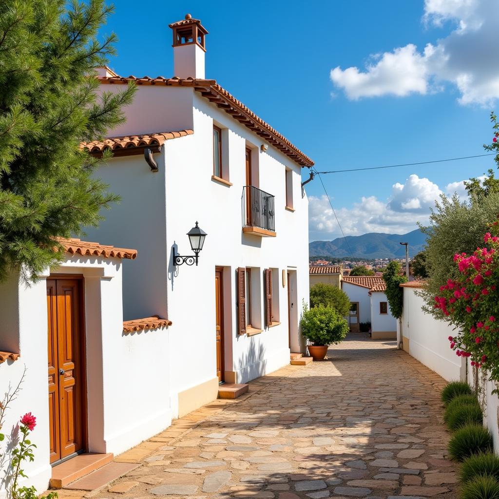 Charming Andalusian Village Homestay with Whitewashed Walls