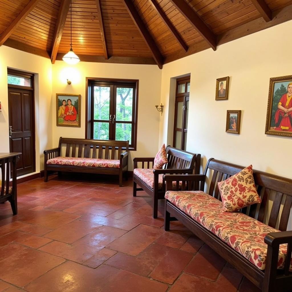 Traditional Chikkamagaluru Homestay Interior