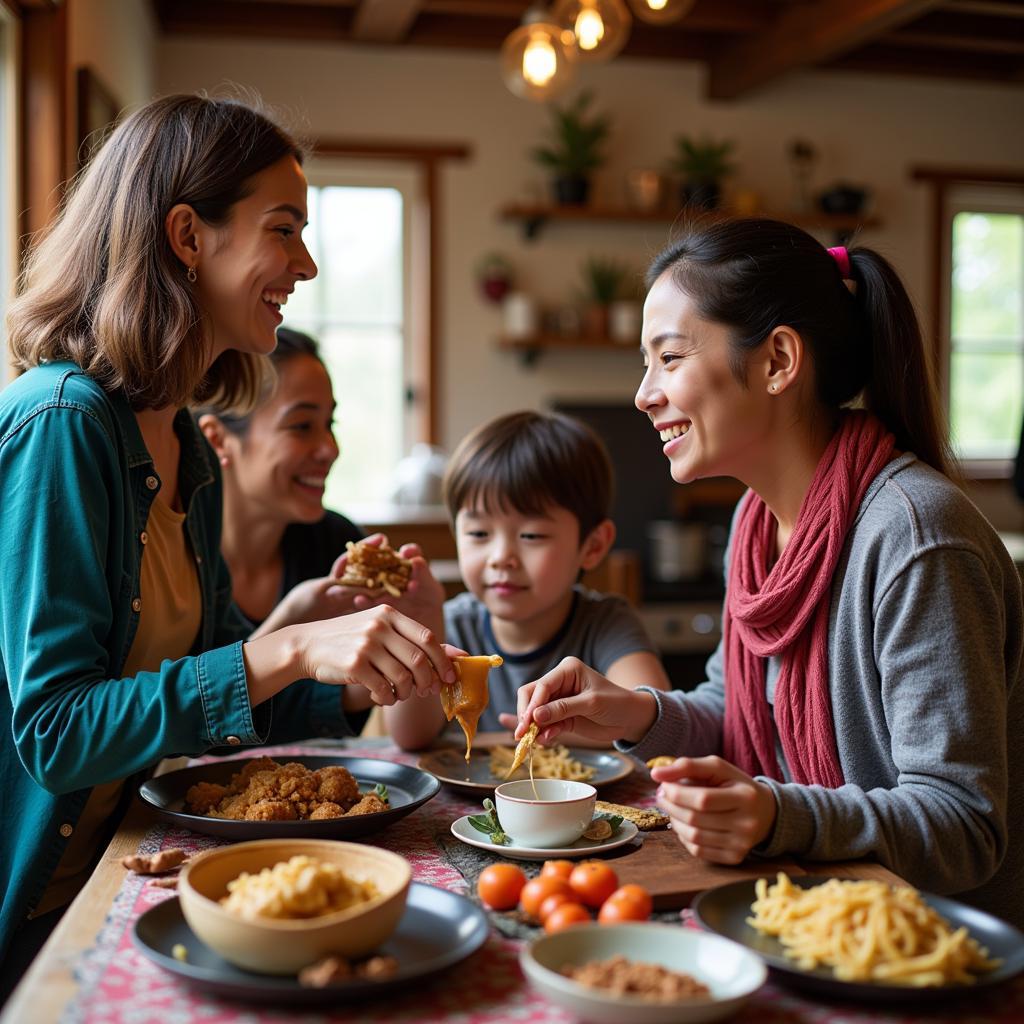 Local family at a Chikmagalur homestay