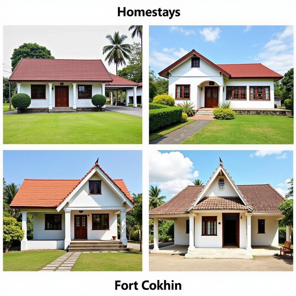 Comparing various homestays in Fort Cochin