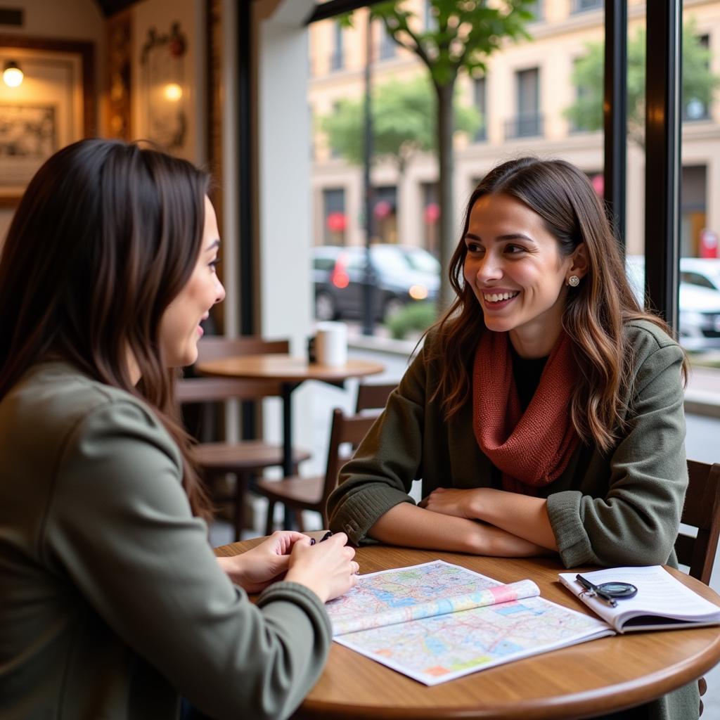 Connecting with a Homestay Host in Seville