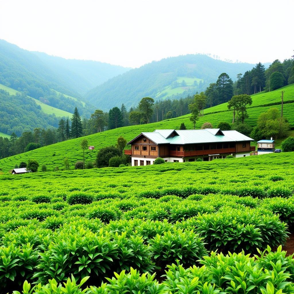 Coonoor homestay with stunning tea plantation view