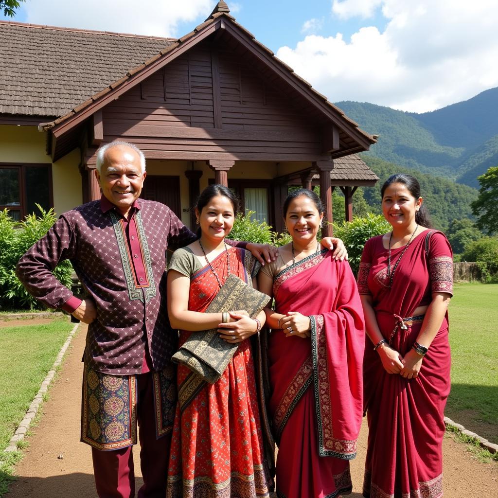 Coorg Homestay Family Welcome