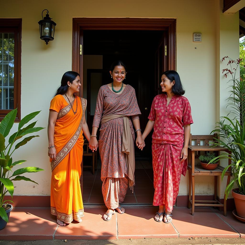 Kodava Family at a Coorg Homestay