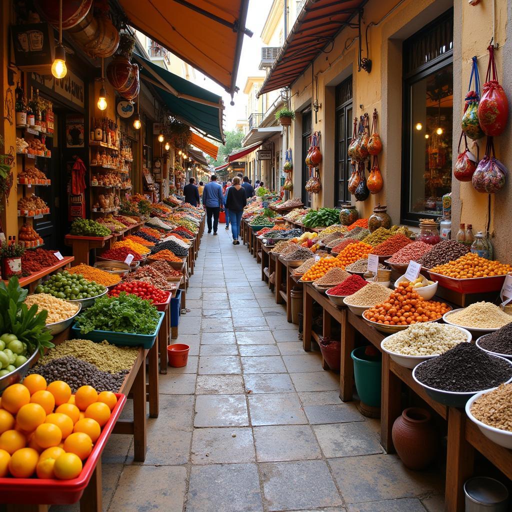 Exploring a vibrant local market in Cyprus