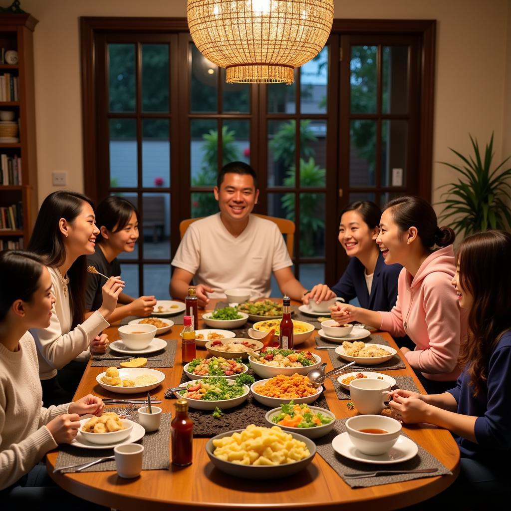 Da Lat Homestay Family Dinner