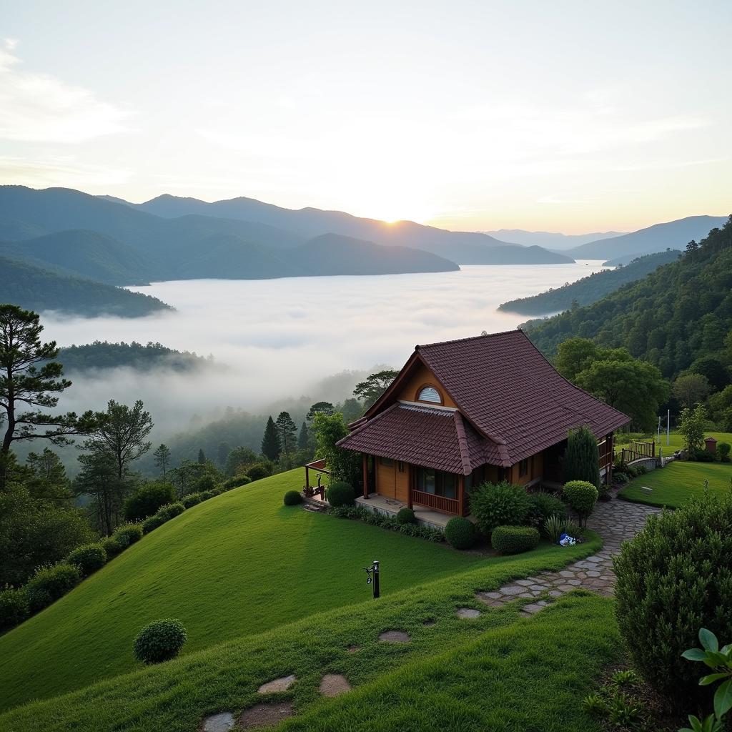 Da Lat homestay with stunning mountain view