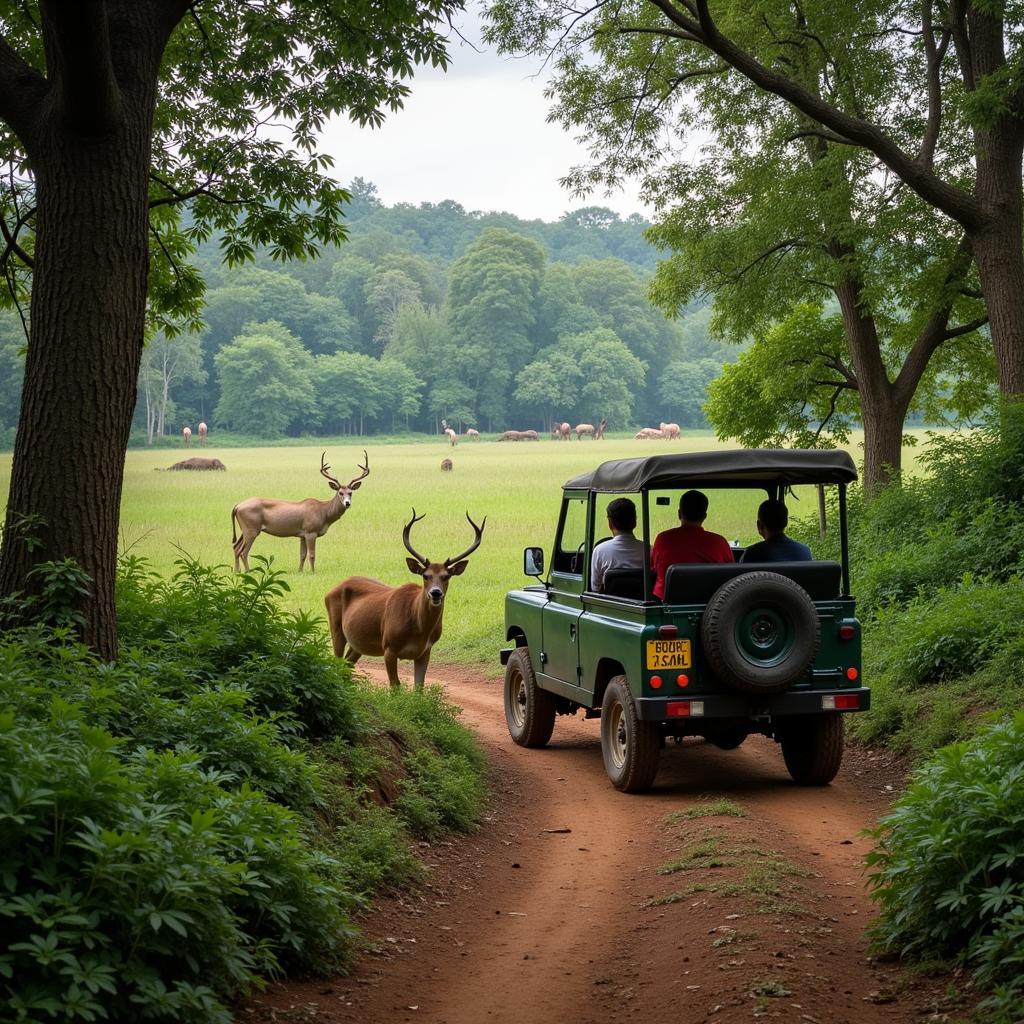 Dandeli Homestay Guests on a Wildlife Safari