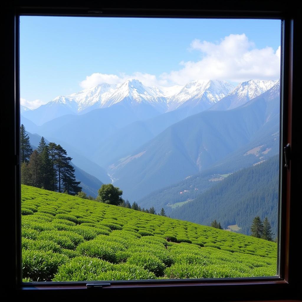 Breathtaking View from a Darjeeling Homestay