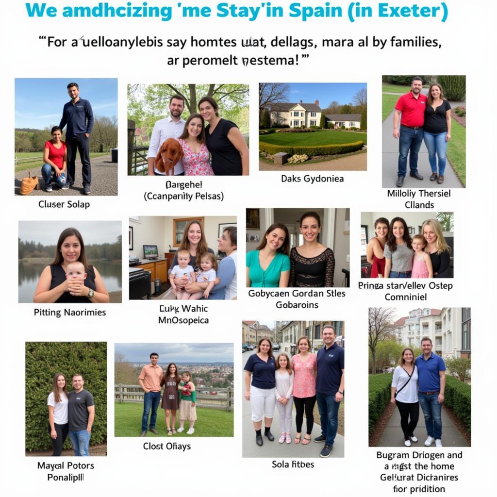 Diverse homestay options available in Exeter through "me Stay in Spain" expansion