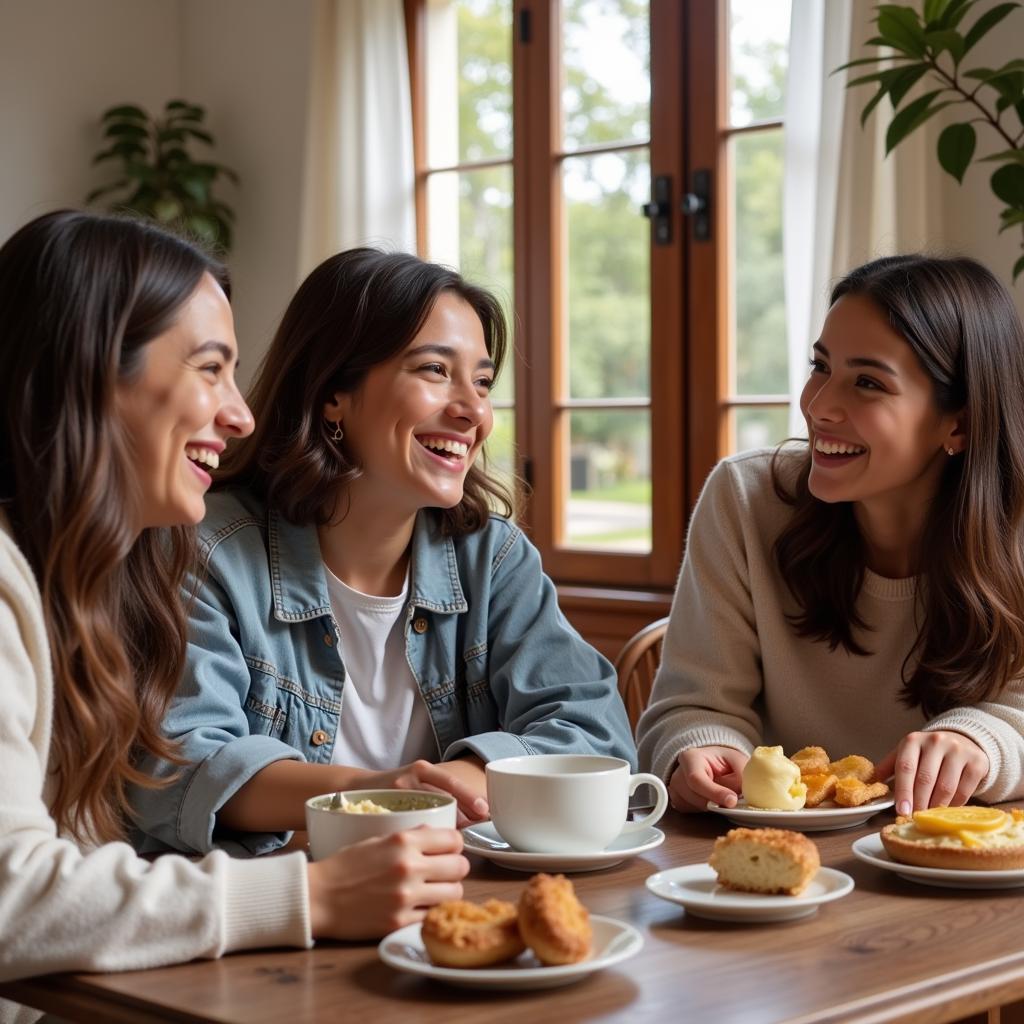 Student with Host Family in Spain