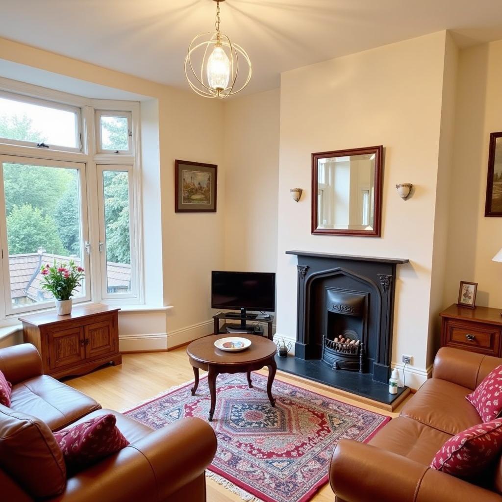 Cozy Living Room in a Dublin Homestay