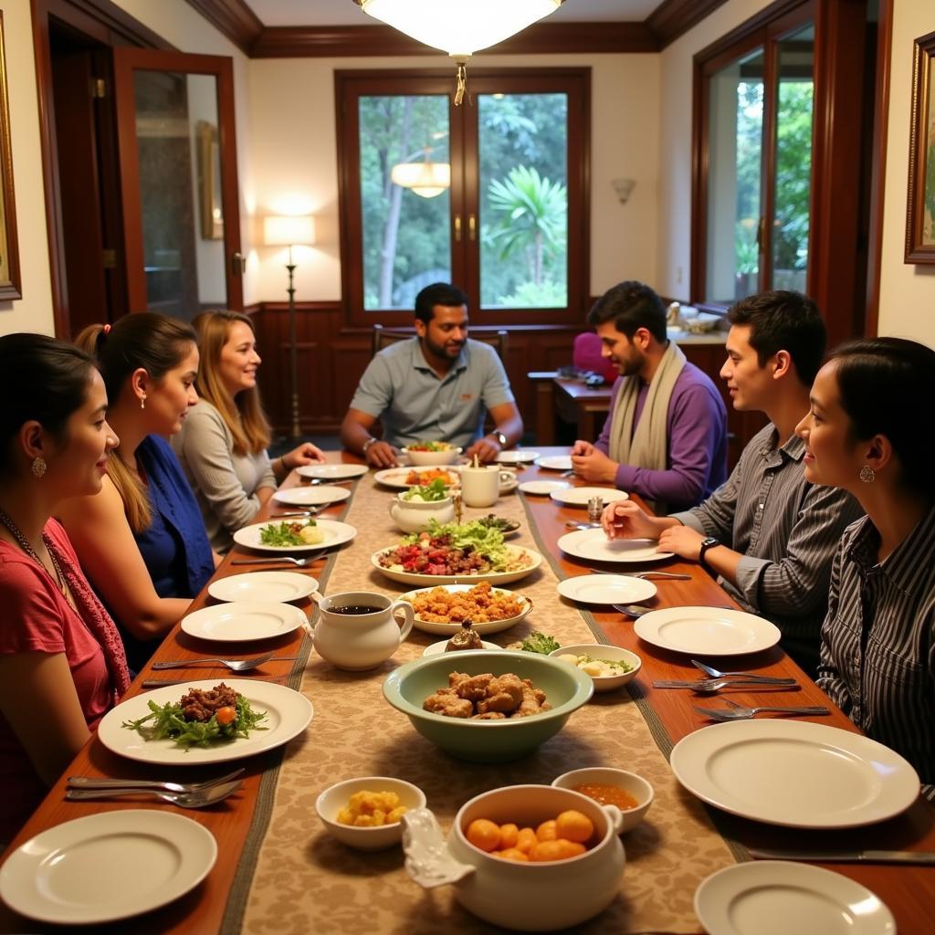 Eden Garden Homestay Family Meal