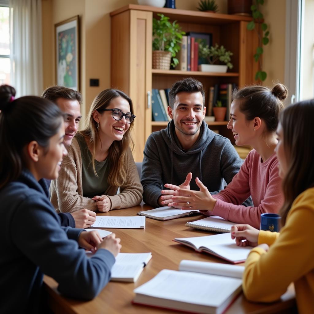 ESL Conversation Questions Practice during Homestay in Spain