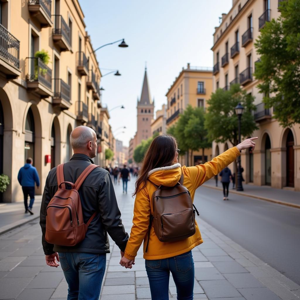 Exploring Barcelona with a Local Homestay Host