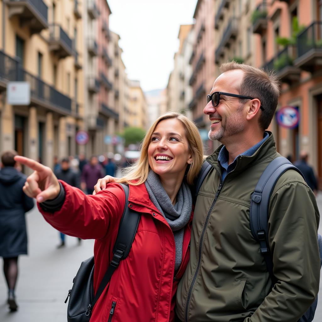 Exploring Barcelona with a Host Family